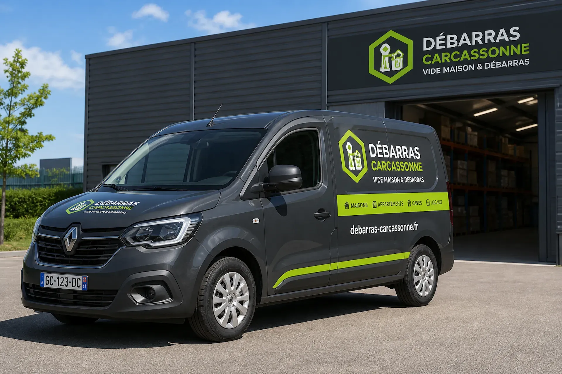 Fourgon 12 m³ de Transport Carcassonne — débarras et vide maison