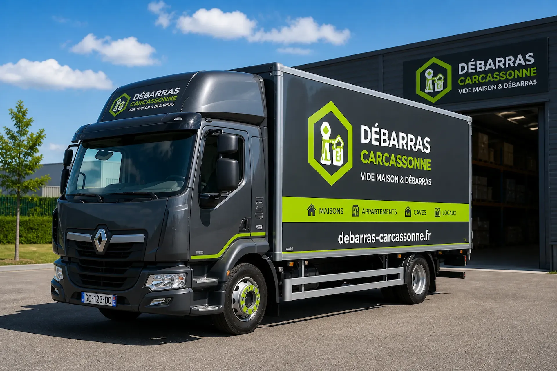 Fourgon 20 m³ de Transport Carcassonne — grands volumes